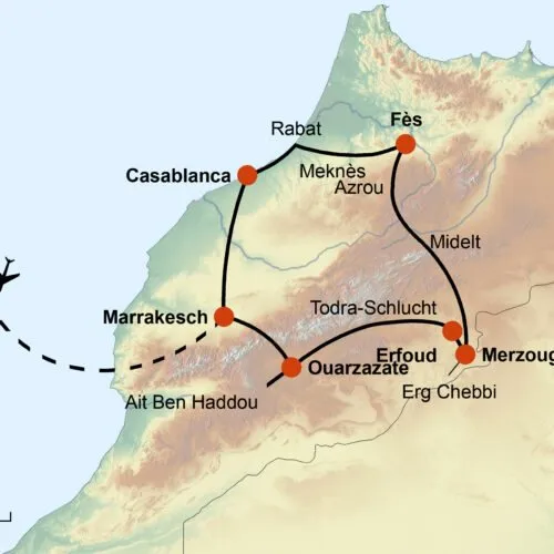 StepMap-Karte-Farbenfrohes-Marokko-KIWI-Sondergruppenkatalog-2024
